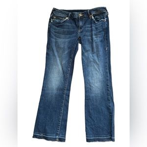 True Religion Karlie Low Rise Cropped Jeans